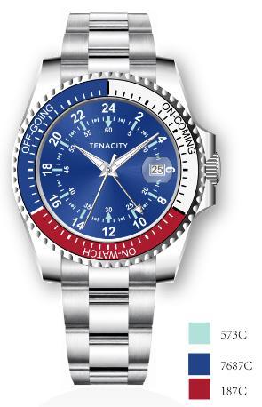 The Circadian — Red, White & Blue design rendering